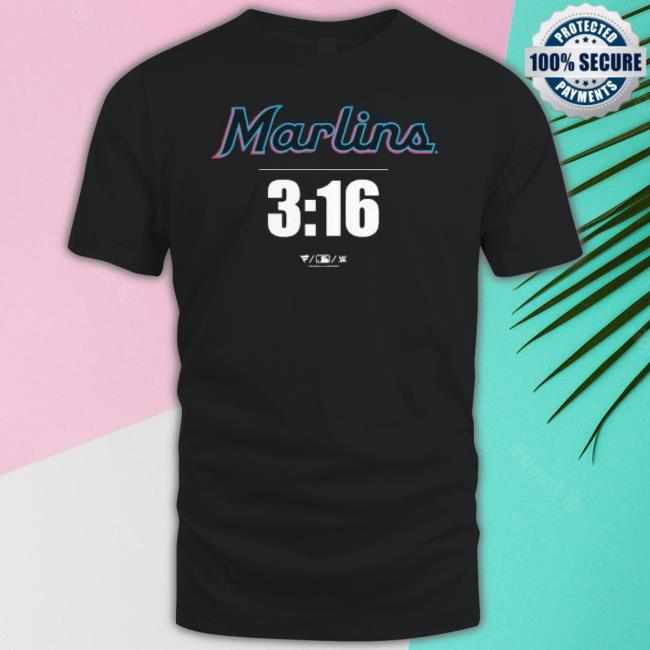 Miami Marlins Branded 3 16 shirt Miami Marlins Branded 3 16 shirt
