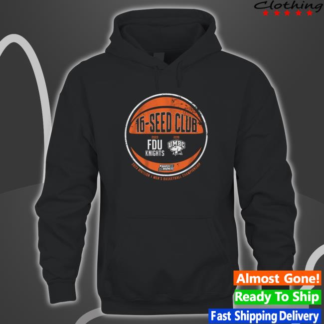 Umbc And Fdu 16-Seed Club 2023 Division I Men’S Basketball Championship shirt, hoodie, tank top, sweater and long sleeve t-shirt Umbc And Fdu 16-Seed Club 2023 Division I Men’S Basketball Championship shirt, hoodie, tank top, sweater and long sleeve t-shirt