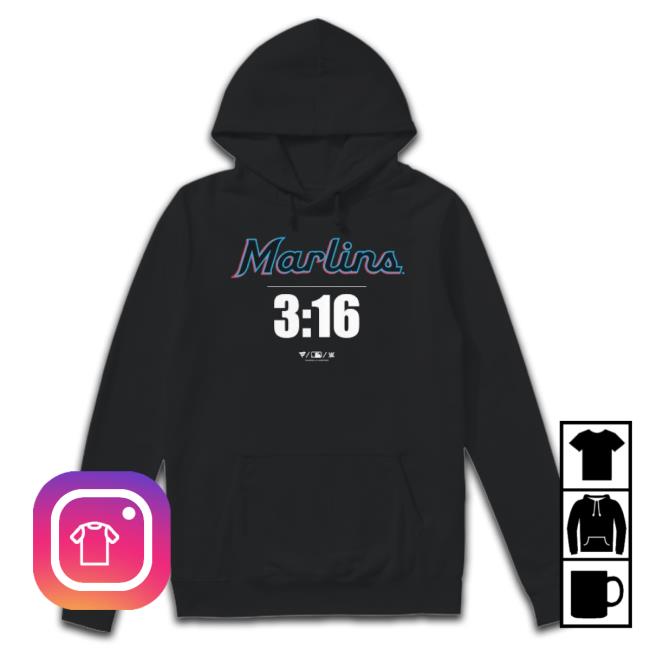 Miami Marlins Branded 3 16 shirt Miami Marlins Branded 3 16 shirt