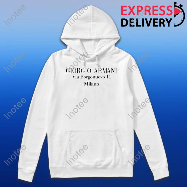 Giorgio Armani Via Borgonuovo 11 Milano Long Sleeve Giorgio Armani Via Borgonuovo 11 Milano Long Sleeve