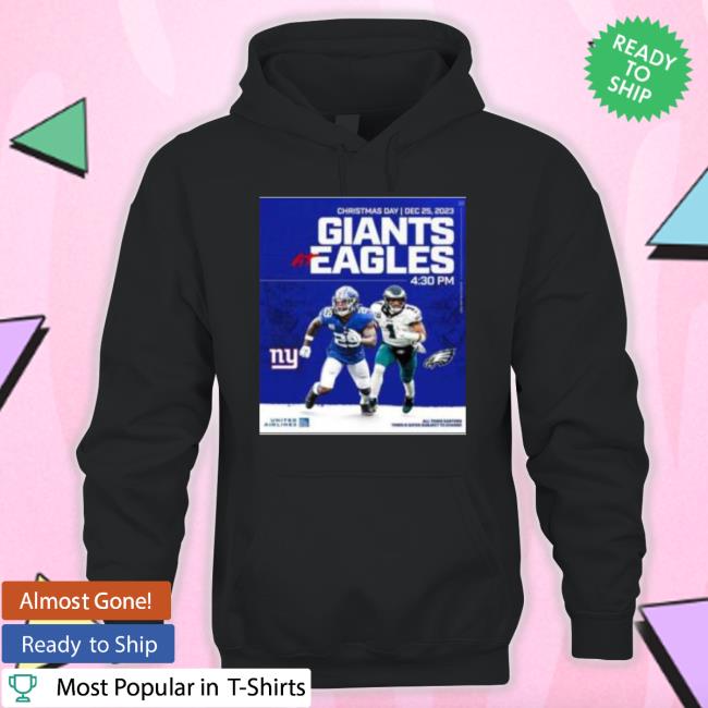 New York Giants Vs Philadelphia Eagles For Christmas Day In 2023 Nfl  Schedule Release Shirt –