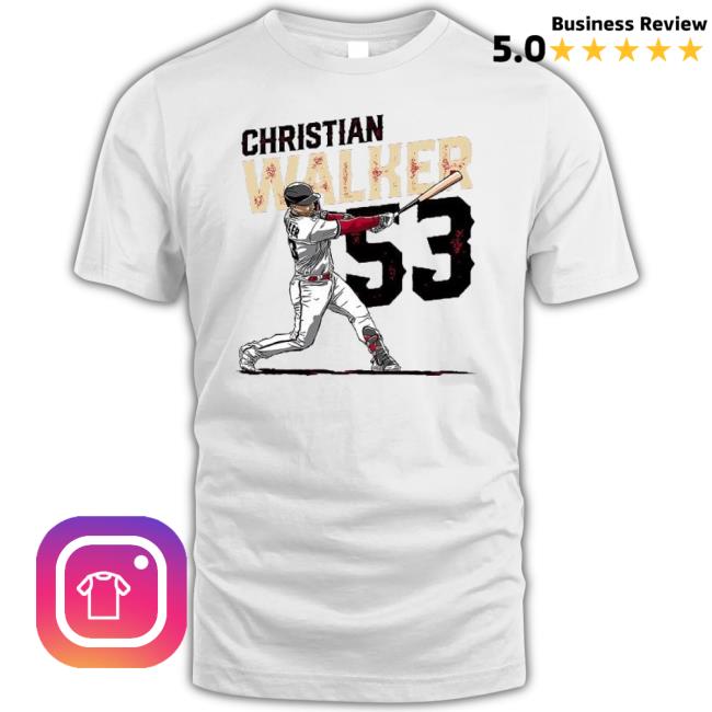 Christian Walker 53 Slugging Arizona Diamondbacks Baseball Shirt