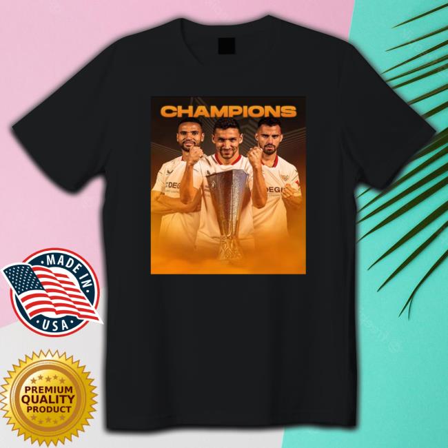 Sevilla Are Champions Of The Uefa Europa League For The 7Th Time Vintage T-Shirt Sevilla Are Champions Of The Uefa Europa League For The 7Th Time Vintage T-Shirt