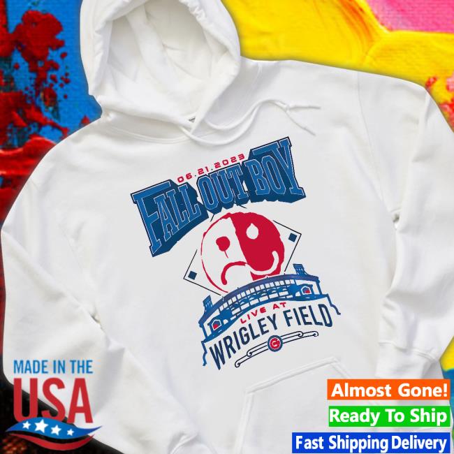 Fall Out Boy Unisex Wrigley Field Tour Pullover Sweatshirt - White