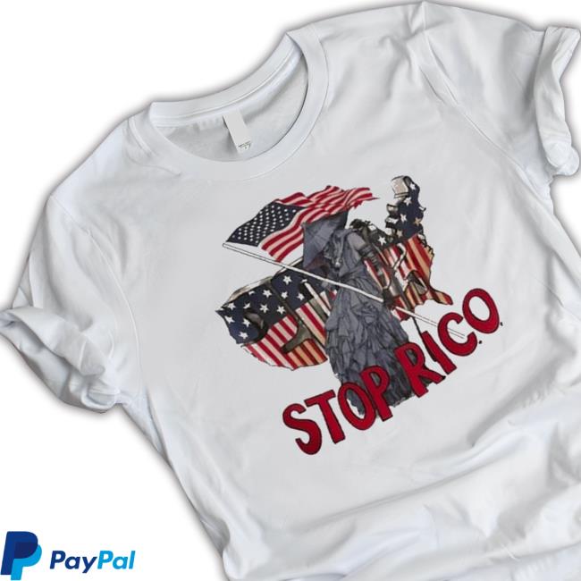 Official Stop R.I.C.O Jeffery American Flag 2023 T-Shirt Official Stop R.I.C.O Jeffery American Flag 2023 T-Shirt
