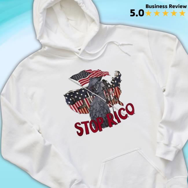 Official Stop R.I.C.O Jeffery American Flag 2023 T-Shirt Official Stop R.I.C.O Jeffery American Flag 2023 T-Shirt