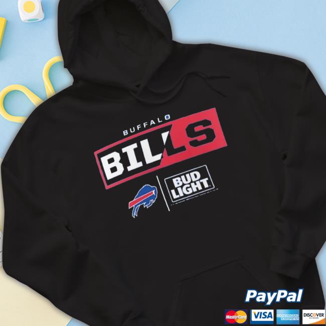 Official Buffalo Bills fanatics branded NFL x bud light T-shirt, hoodie,  tank top, sweater and long sleeve t-shirt