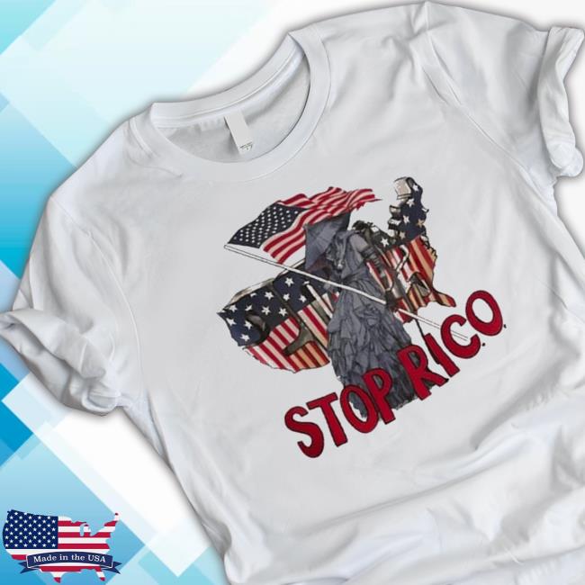 Official Stop R.I.C.O Jeffery American Flag 2023 T-Shirt Official Stop R.I.C.O Jeffery American Flag 2023 T-Shirt