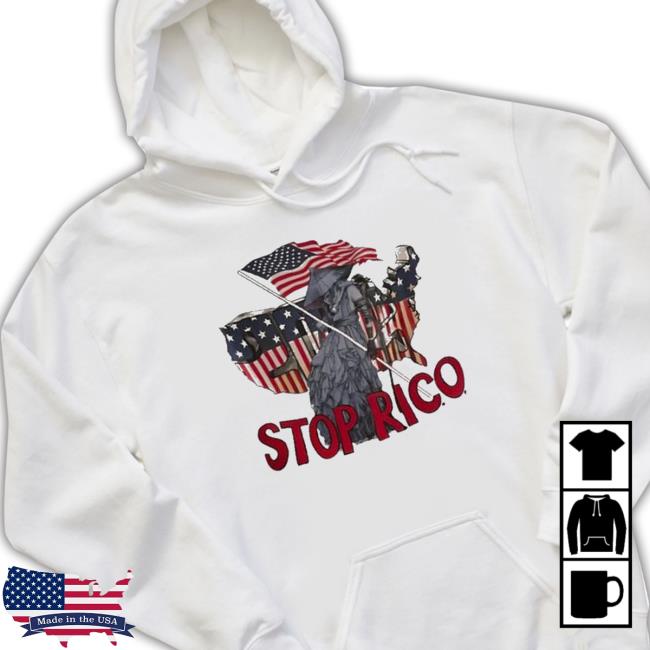 Official Stop R.I.C.O Jeffery American Flag 2023 T-Shirt Official Stop R.I.C.O Jeffery American Flag 2023 T-Shirt