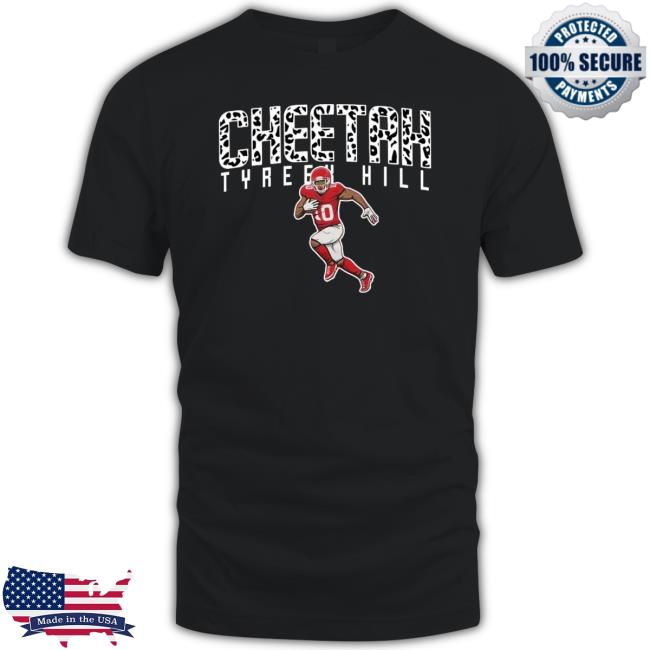 Tyreek Hill Kansas City Chiefs Cheetah T-Shirt