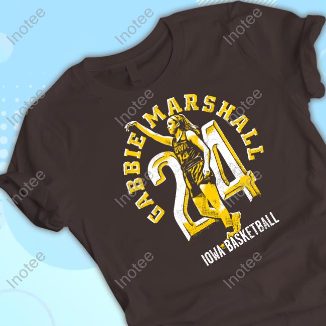 The Iowa Nil Merch Gabbie Marshall 24 Iowa Basketball Hooded Sweatshirt The Iowa Nil Merch Gabbie Marshall 24 Iowa Basketball Hooded Sweatshirt