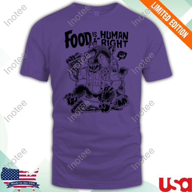 Punk With A Camera Food Is A Human Right Sweatshirt Punk With A Camera Food Is A Human Right Sweatshirt