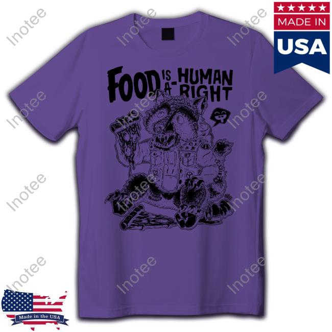 Punk With A Camera Food Is A Human Right Sweatshirt Punk With A Camera Food Is A Human Right Sweatshirt