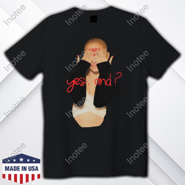 Ariana Grande Merch Yes, And Black T Shirt Ariana Grande Merch Yes, And Black T Shirt