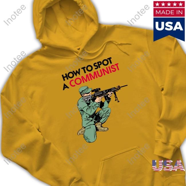 Matt Maddock Wearing How To Spot A Communist Long Sleeve T Shirt Matt Maddock Wearing How To Spot A Communist Long Sleeve T Shirt