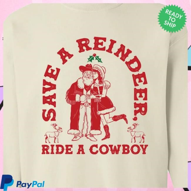 Barstool Save A Reindeer Ugly Tee Barstool Save A Reindeer Ugly Tee