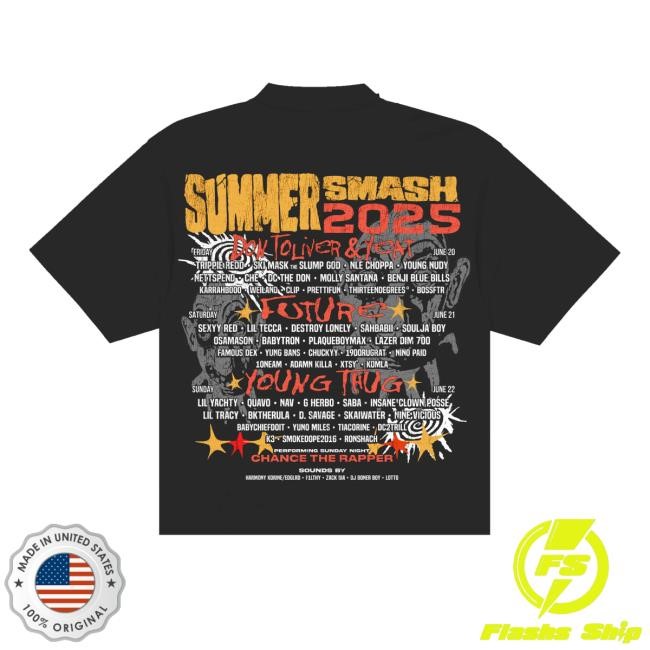 Trending The Summer Smash Merch Store I Survived Black Shirt Trending The Summer Smash Merch Store I Survived Black Shirt