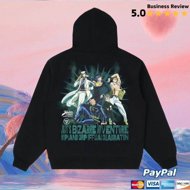 Official Hypland Merch Shop Store Jojo Diamond Unbreakable Group Hoodie  Sweatshirt - Inotee