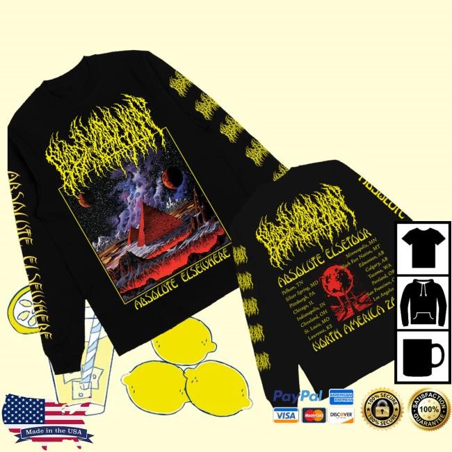 Official Blood Incantation Merch Shop Store Absolute Elsewhere Summer 2025 Tour Tank Top - Inotee