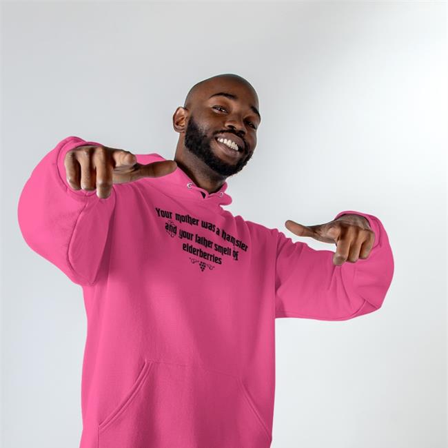 Your Mother Was A Hamster And Your Father Smelt Of Elderberries Hoodie Strangethrift