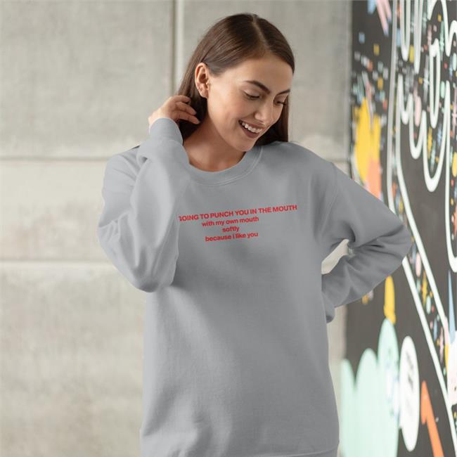 I Am Going To Punch You In Mouth With My Own Mouth Softly Because I Like You Hoodie