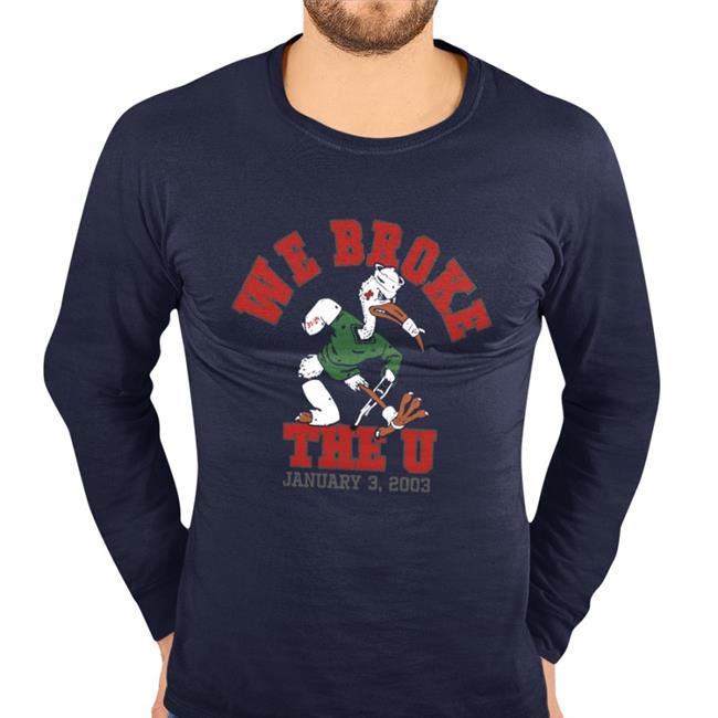 We Broke The U January 3 2003 T Shirt Eleven Warriors Dry Goods Merch Jason Priestas We Broke The U January 3 2003 Shirt