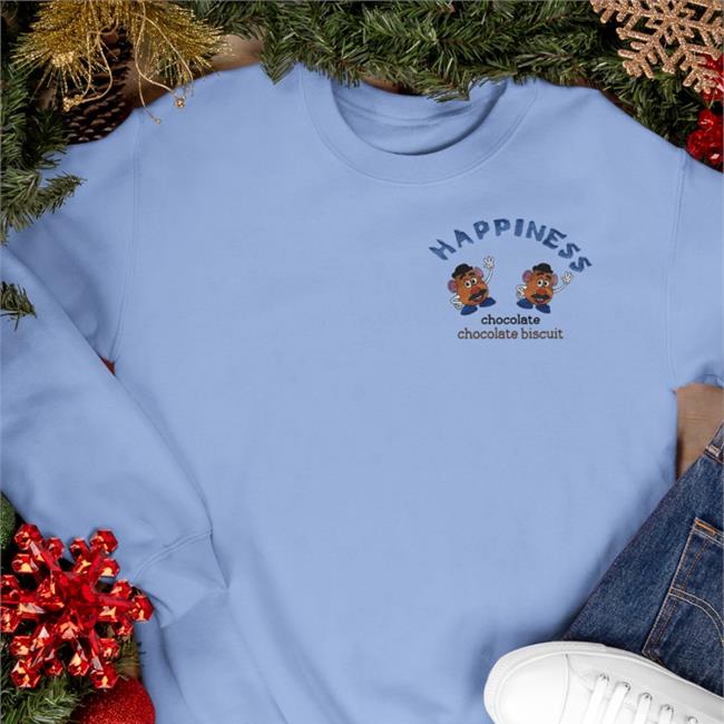 Happiness Chocolate Chocolate Biscuit Shirt Poorly Translated Shirts