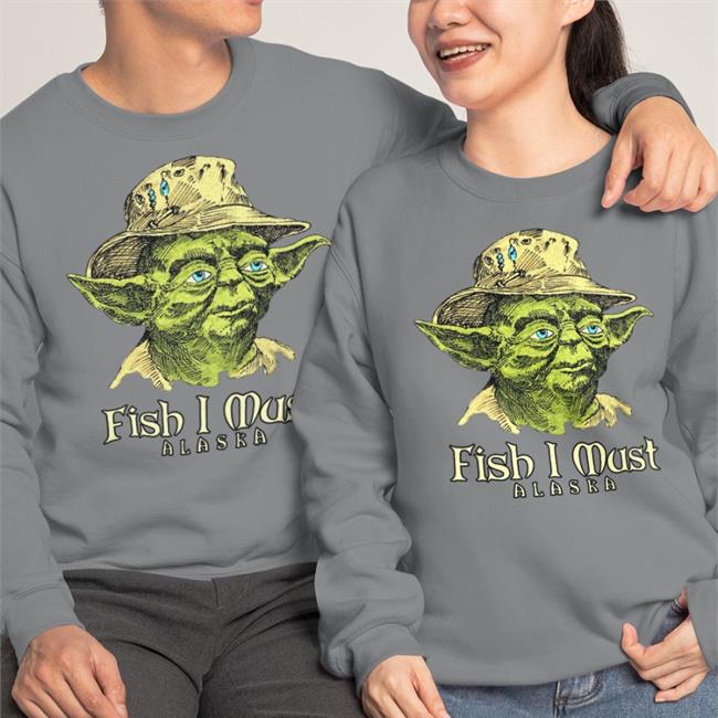 Yoda Fishing Alaska Shirt