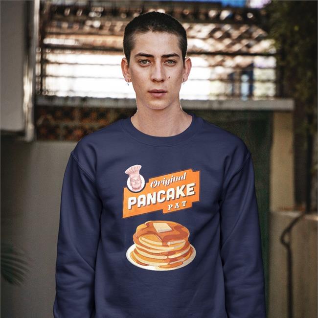 Patrick Ricard Shop Original Pancake Pat Hoodied Sweatshirt