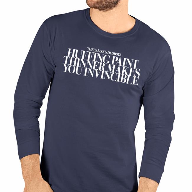 Rolo Tomassi The Callous Daoboys Huffing Paint Thinner Makes You Invincible Long Sleeves T-Shirt