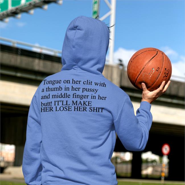 Shirts That Go Hard Tongue On Her Clit With A Thumb In Her Pussy And Middle Finger In Her Butt T Shirts Shirtsthtgohard