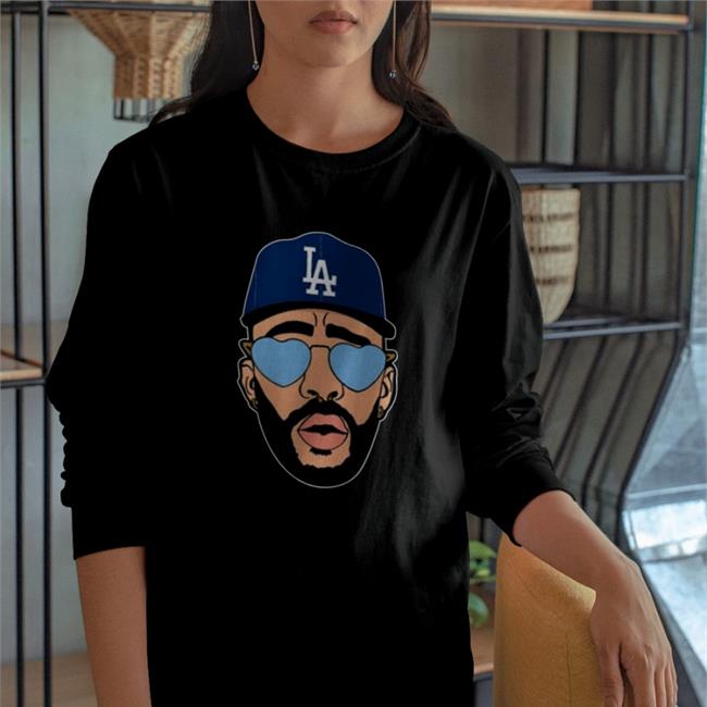 Bad Bunny Dodgers Funny T Shirt Los Angeles Dodgers