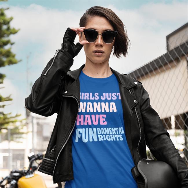 Rell Thomas Girls Just Wanna Have Fun Damental Rights Hoodie