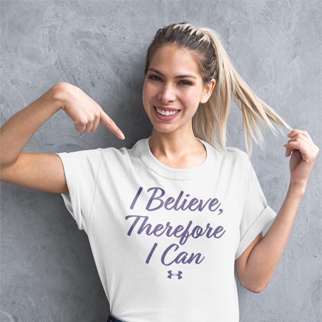 Notre Dame Wbb I Believe Therefore I Can Hooded Sweatshirt Support Girls Basketball