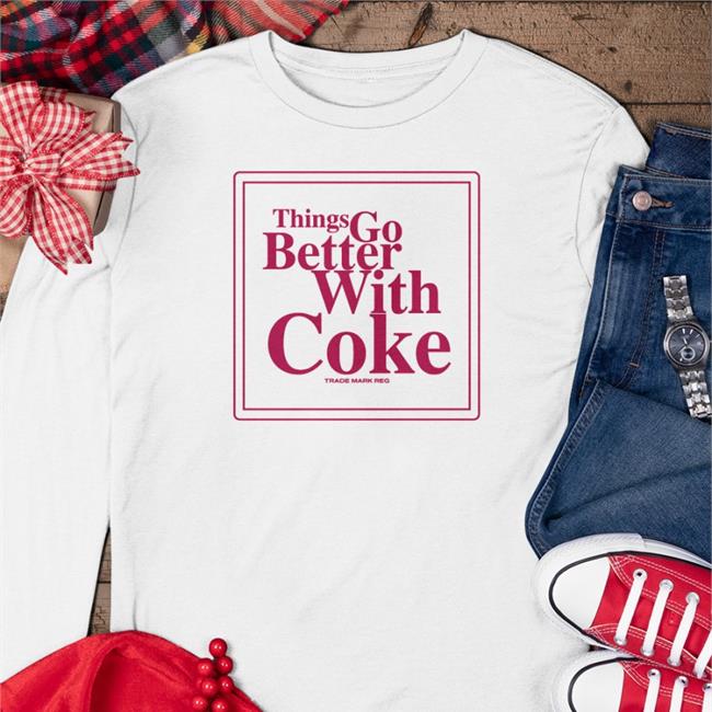 George Mnguni Thing Go Better With Coke Tee White