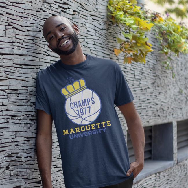 19Nine Marquette King Of '77 Tee 19Nine Marquette King Of '77 Shirt
