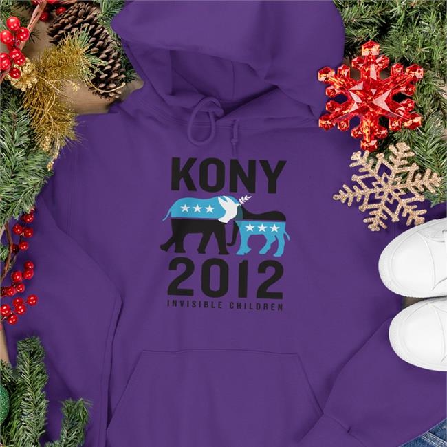 Happy America Day Kony 2012 Invisible Children Elephants And Doves Long sleeve T Shirt Joseph Kony David Farrier
