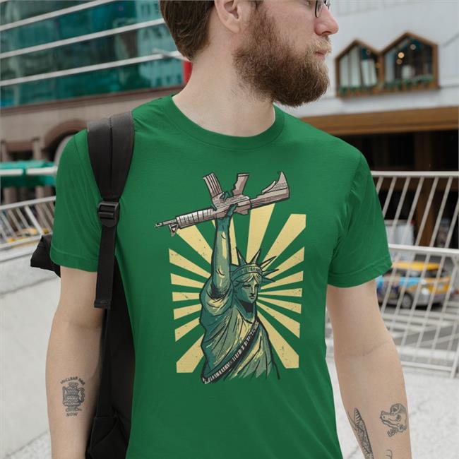 Kurt Schlichter Statue Of Liberty With Ar-15 Shirt