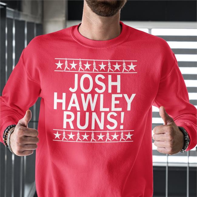 Josh Hawley Runs Hoodie