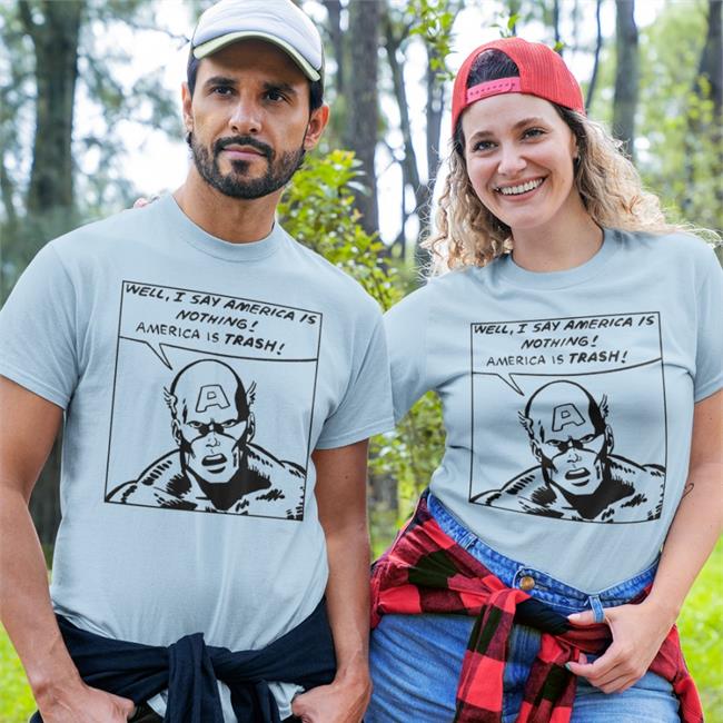America Is Trash Tee Fearofaghostplanet Store America Is Trash Shirt Fearofaghostplanet Store