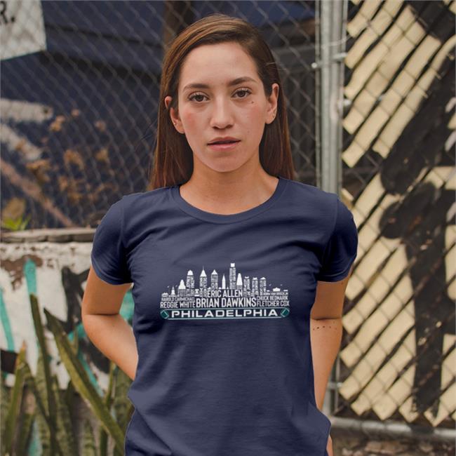 Philadelphia Football Team All Time Legends T Shirt