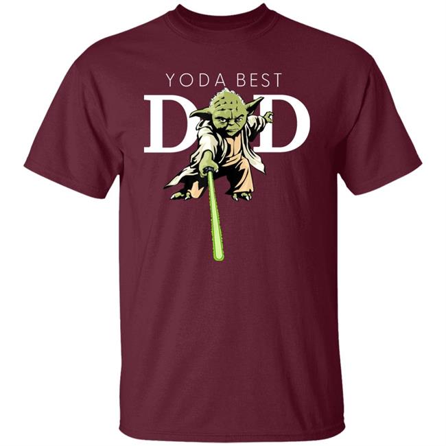 Yoda Best Dad Shirt Yoda Lightsaber Best Dad Ever Shirt BrooklynDad Defiant
