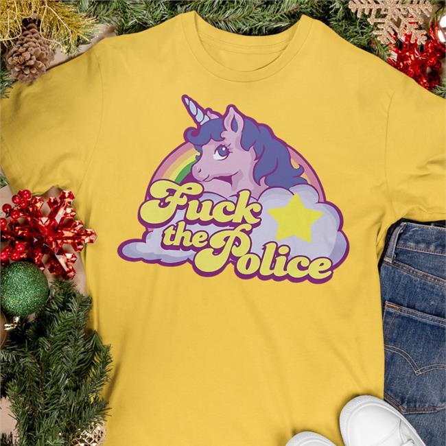 Unicorn Fuck The Police Tee Axel Folio Fuck The Police Unicorn T Shirts