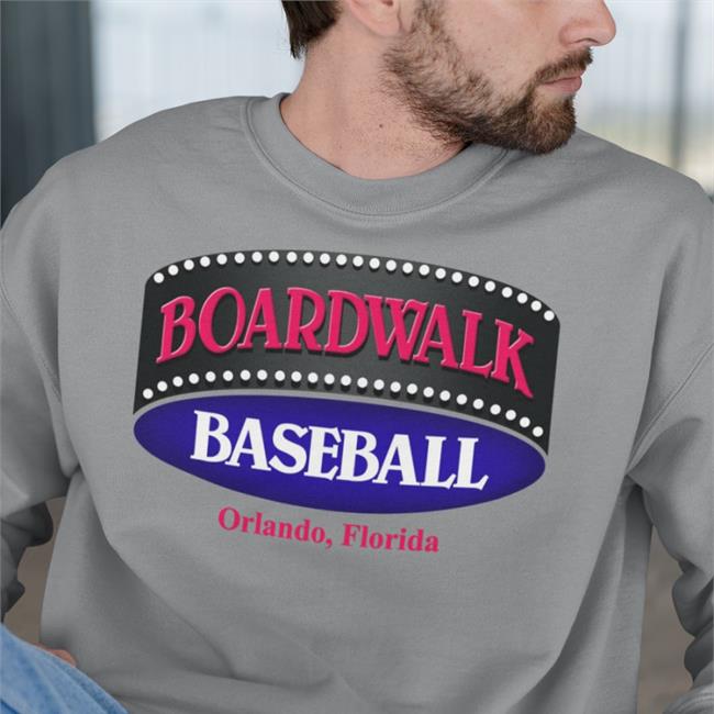 Boardwalk Baseball Orlando Florida Hooded Sweatshirt