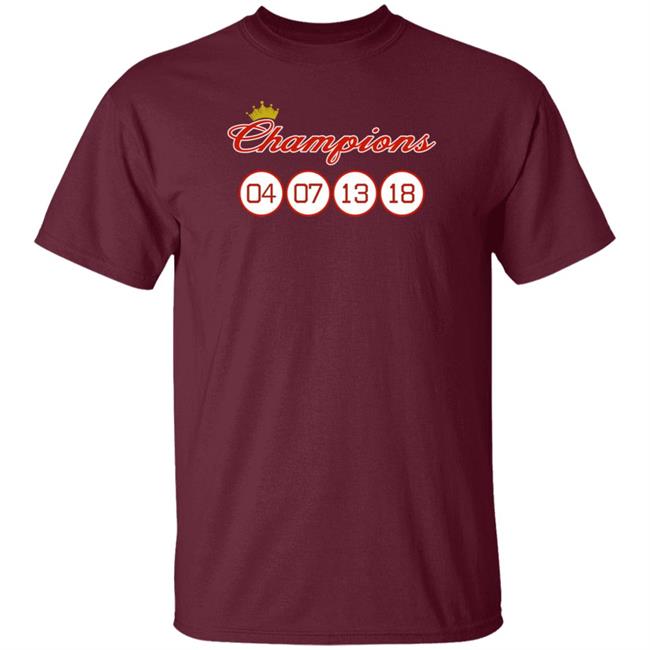 Jared Carrabis Champions 04 07 13 18 Shirt Hoodie Swaeatshirt Jared Carrabis Champions 04 07 13 18 Shirt Hoodie Swaeatshirt