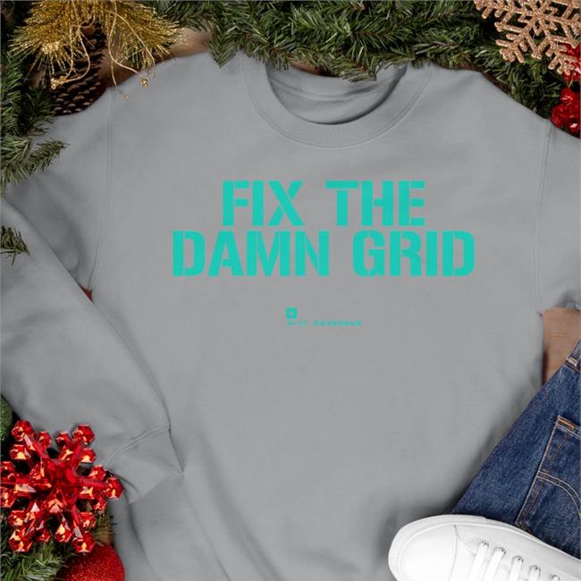Collier For Texas Store Fix The Damn Grid Shirt Mike Collier