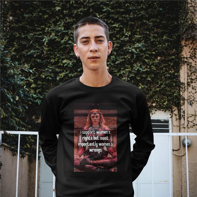 Black Wanda Maximoff I Support Women’S Rights But Most Importantly Women’S Wrong Shirt