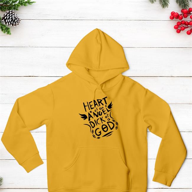 Nucleose's Artist Shop Heart Of An Angel Dick Of A God T Shirt