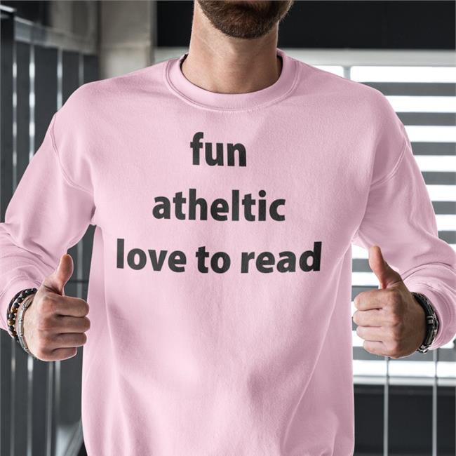 Fun Atheltic Love To Read Shirt