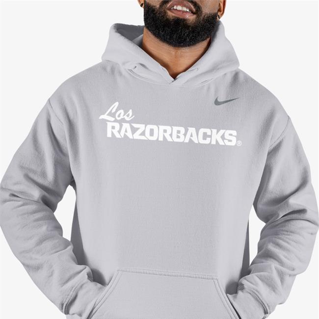 Los Razorbacks Tee Eric Musselman Wearing Los Razorbacks Hoodie